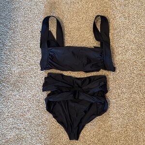 Black Two-Piece Swimsuit
